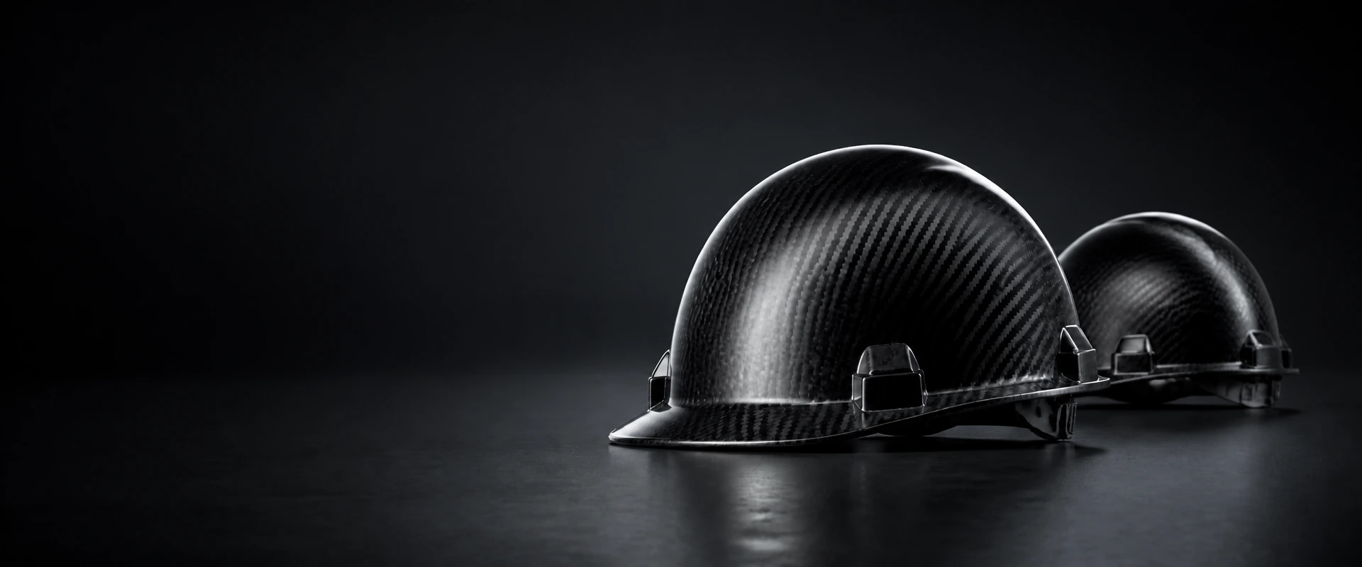 Carbon fiber safety helmet product banner