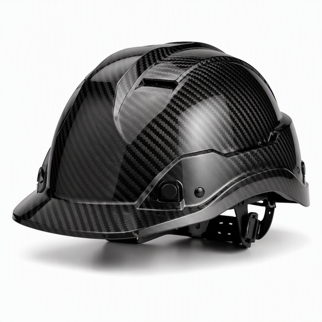 Type II carbon fiber safety helmet platform